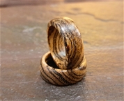 Nhẫn gỗ Bocote nam / nữ - loại gỗ đắt nhất thế giới